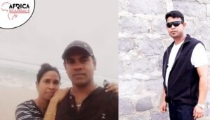 Piyal Wijesiri and his wife